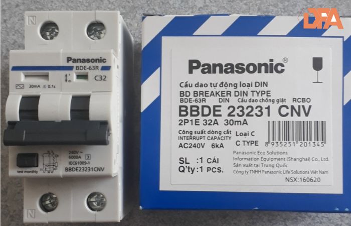 Aptomat chống giật Panasonic