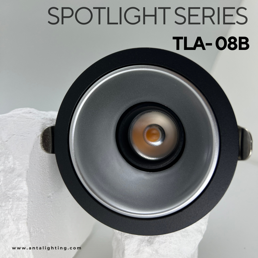 Đèn Spotlight Âm Trần Viền Đen TLA-08B ANTA - ảnh 4
