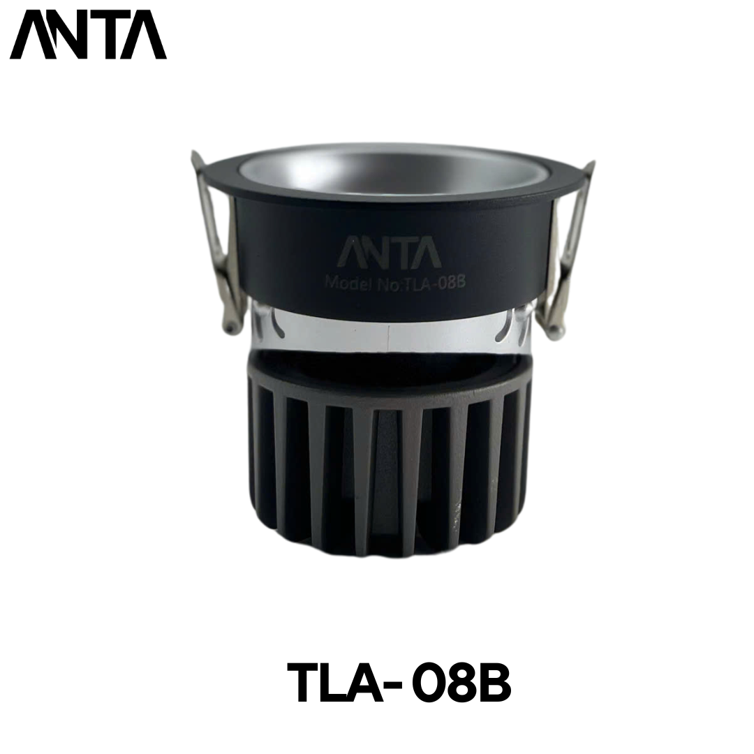Đèn Spotlight Âm Trần Viền Đen TLA-08B ANTA